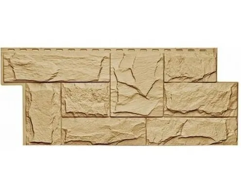 Фасадная панель T-Сайдинг-Гранит Леон Бежевый купить в Сыктывкаре