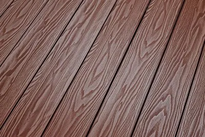 Террасная доска из ДПК Terrapol Смарт 3D Пустотелая с пазом Орех Милано