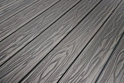 Террасная доска из ДПК Terrapol Смарт 3D Пустотелая с пазом Черное дерево