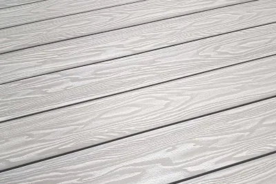 Террасная доска из ДПК Terrapol Смарт 3D Пустотелая с пазом Дуб беленый