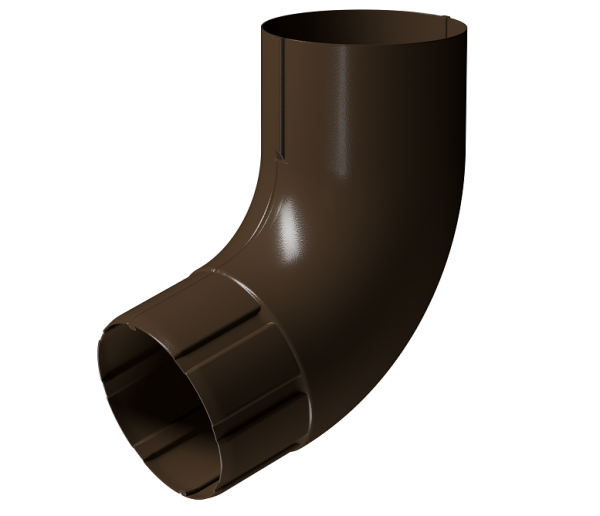 Колено 72° D90 Döcke STAL PREMIUM Каштан, (RAL 8017) купить в Сыктывкаре