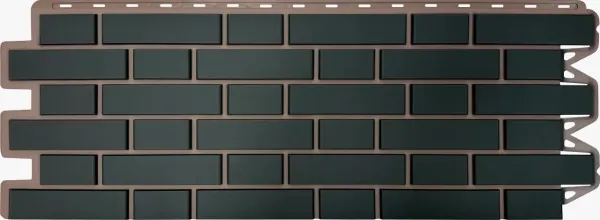 Фасадная панель Альта-Профиль, Кирпич Клинкерный, Графит купить в Сыктывкаре