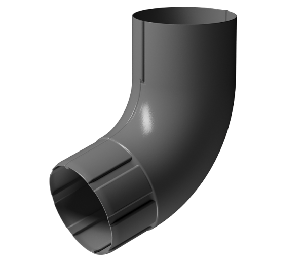 Колено 72° D90 Döcke STAL PREMIUM Графит, (RAL 7024) купить в Сыктывкаре