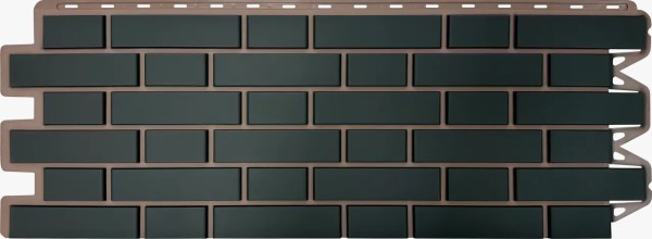 Фасадная панель Альта-Профиль, Кирпич Клинкерный, Графит купить в Сыктывкаре