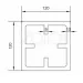 Столб SEQUOIA Evolution 3D WOOD BROWN купить в Сыктывкаре