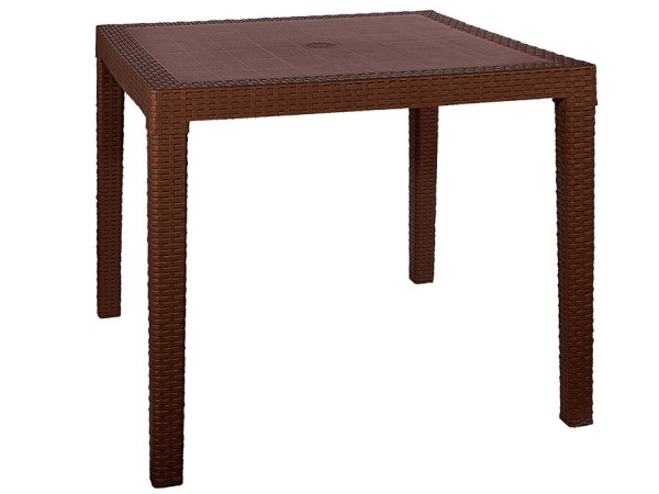 Стол квадратный FIJI Quatro Table Коричневый купить в Сыктывкаре