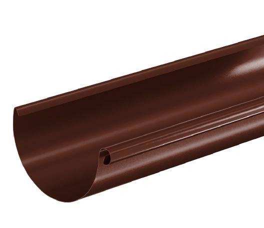Водосток Aquasistem, система 125x90 - Водосточный желоб 3.00м RAL 8017 Коричневый купить в Сыктывкаре