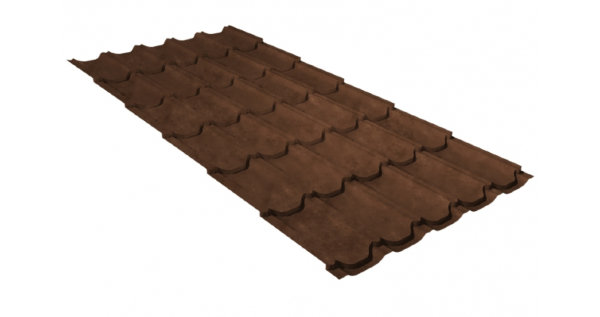 Металлочерепица квинта плюс 0,45 Safari Twincolor Brown купить в Сыктывкаре