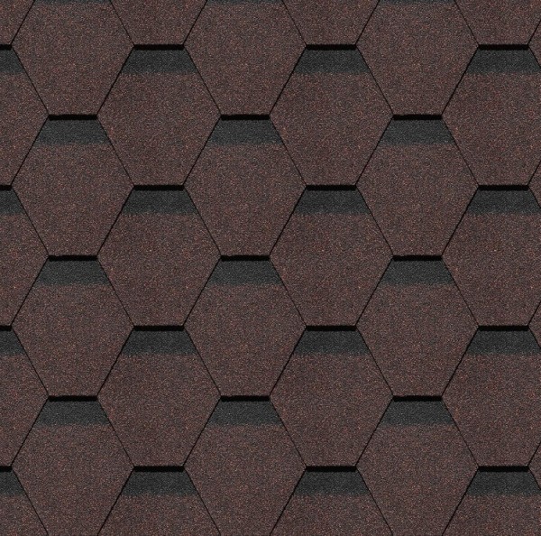 Гибкая черепица Docke, коллекция Шеффилд – Корица купить в Сыктывкаре