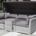 Диван-Трансформер AFINA плетеный из иск. ротанга AFM-320G Grey купить в Сыктывкаре
