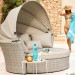 Диван-Трансформер AFINA плетеный из иск. ротанга AFM-325 Beige купить в Сыктывкаре