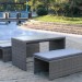 Диван-Трансформер AFINA плетеный из иск. ротанга S330G-W78 Grey купить в Сыктывкаре