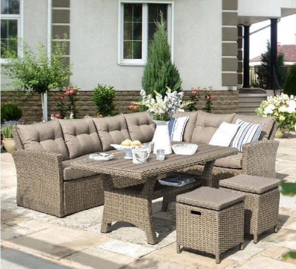 Комплект мебели AFINA плетеной из иск. ротанга AFM-307B Beige купить в Сыктывкаре