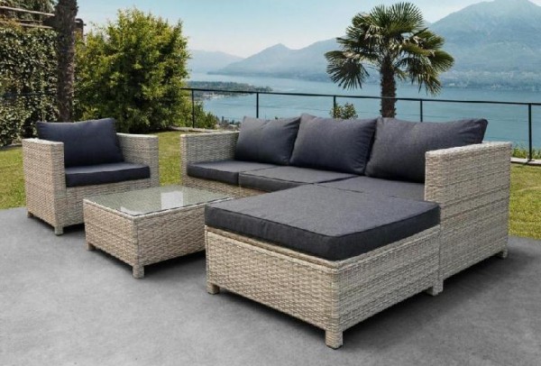Комплект мебели AFINA плетеной из иск. ротанга YR821G Grey/Grey купить в Сыктывкаре