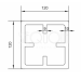Столб SEQUOIA Evolution 3D WOOD BROWN купить в Сыктывкаре