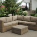 Комплект мебели AFINA плетеной из иск. ротанга YR825B Beige купить в Сыктывкаре