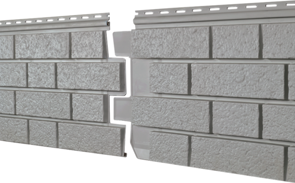 Фасадная панель Ю-пласт Стоун Хаус S-Lock Клинкер Нордик дым купить в Сыктывкаре