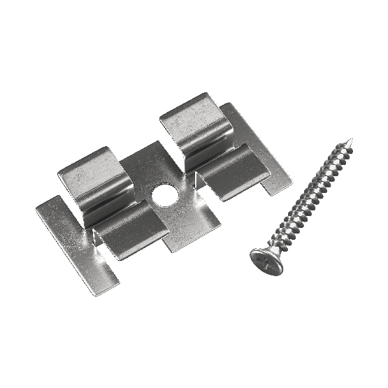 Клипса с саморезом, Grinder шовный монтаж 5 mm купить в Сыктывкаре