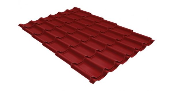Металлочерепица классик 0,5 Satin RAL 3011 коричнево-красный купить в Сыктывкаре