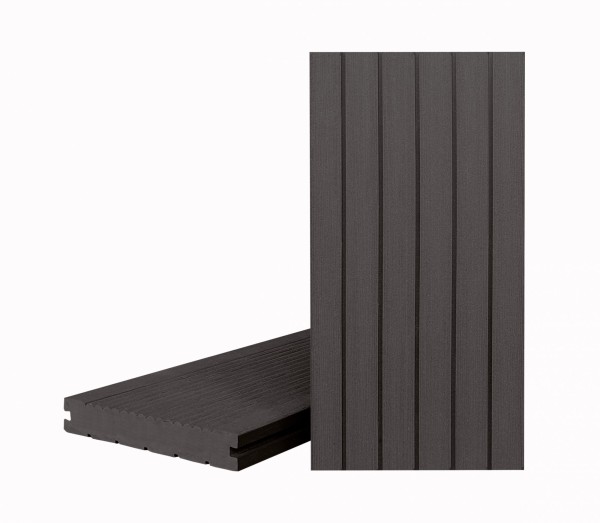 Террасная доска Классик Чёрное дерево (полнотелая с пазом) купить в Сыктывкаре