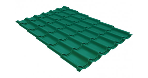 Металлочерепица классик 0,5 Satin RAL 5021 купить в Сыктывкаре