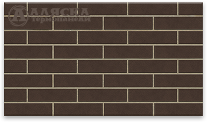Фасадные Термопанели Аляска Amsterdam brown купить в Сыктывкаре