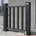 Ограждение из ДПК Outdoor Классик 3D STORM чёрный купить в Сыктывкаре