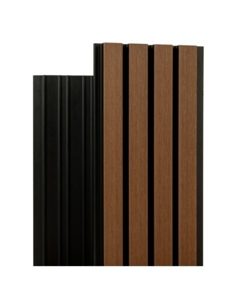 Фасадная реечная панель Ecodecking Скай коэкструзия 200х20х3000 Тик купить в Сыктывкаре