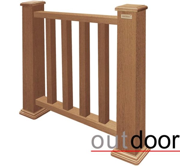Ограждение из ДПК Outdoor Классик 3D STORM дуб купить в Сыктывкаре