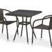 Комплект плетеной мебели AFINA из иск. ротанга T282BNT/Y137C-W53 Brown 2Pcs купить в Сыктывкаре