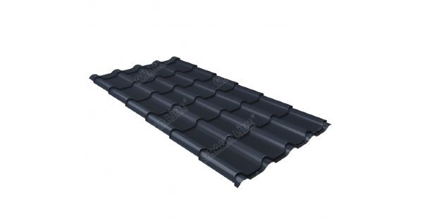 Металлочерепица камея 0,5 Satin RAL 7024 мокрый асфальт купить в Сыктывкаре