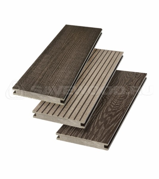 Террасная доска SW Fraxinus (R) полнотелая «SaveWood» Темно-коричневый купить в Сыктывкаре