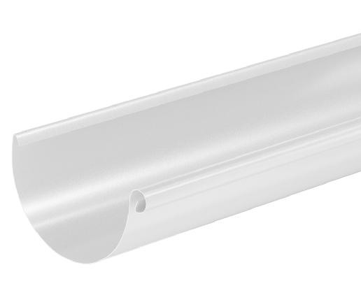 Водосток Aquasistem, система 125x90 - Водосточный желоб 3.00м RR 20 Белый купить в Сыктывкаре