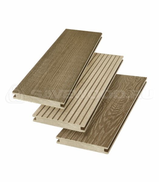 Террасная доска SW Fraxinus (R) полнотелая «SaveWood» Тик купить в Сыктывкаре