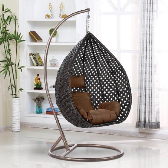 Кресло Подвесное из искусственного ротанга AFM-250B-L Brown купить в Сыктывкаре