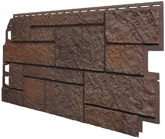 Фасадная панель VOX Sandstone (Сандстоун) темно коричневый купить в Сыктывкаре