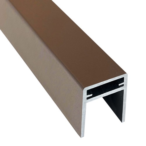 П-профиль Алюминиевый EasyDecking 35x25 Венге купить в Сыктывкаре