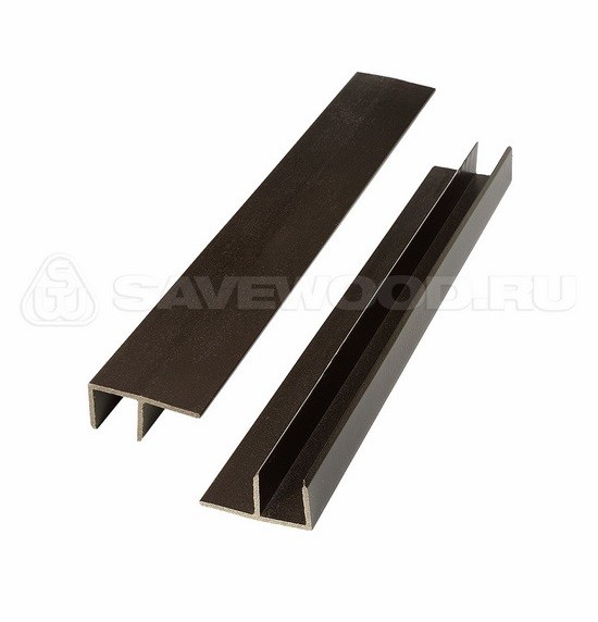 F-профиль ДПК Savewood – Тёмно-коричневый купить в Сыктывкаре