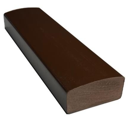 Лавочный брус Ecodecking Некст полнотелый глянцевый 70х35 шоколад купить в Сыктывкаре