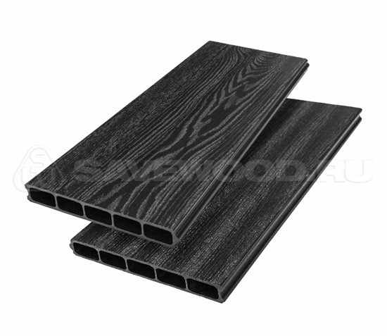 Грядочная доска ДПК 3D Savewood SW Rumex Чёрный купить в Сыктывкаре