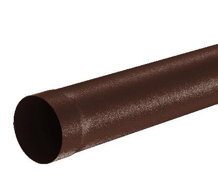 Водосток Aquasistem, Система 150/100 - Труба водосточная 1.00м RAL 8017 Коричневый matt купить в Сыктывкаре