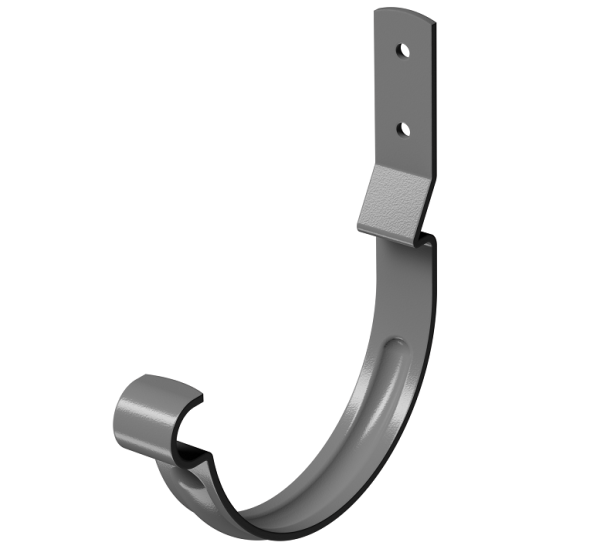 Карнизный крюк короткий (гнутый) D125 Döcke STAL PREMIUM Графит, (RAL 7024) купить в Сыктывкаре