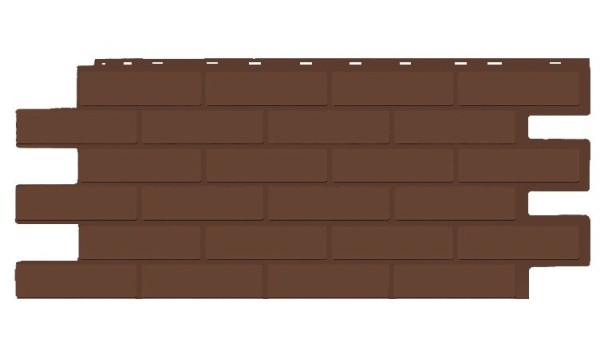 Фасадная панель T-Siding Кирпич Модерн Эко Браун купить в Сыктывкаре
