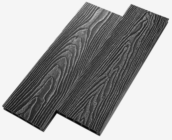 Террасная доска из ДПК RusDecking Unodeck Vintage - Графит купить в Сыктывкаре