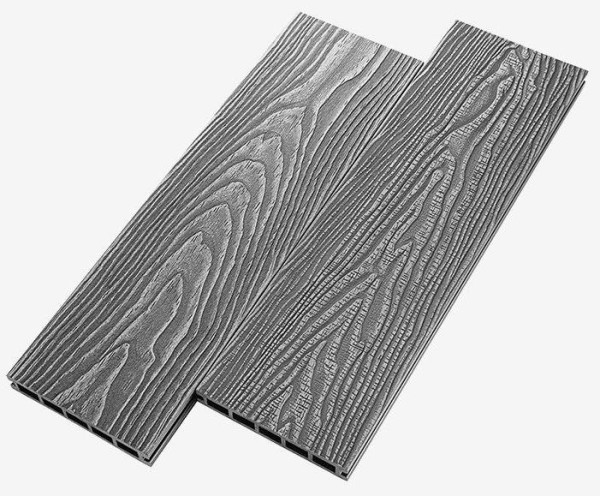 Террасная доска из ДПК RusDecking Unodeck Vintage - Серый купить в Сыктывкаре