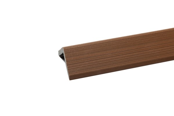 Уголок торцевой Ecodecking Скай коэкструзия 45х45х3000 Тик купить в Сыктывкаре