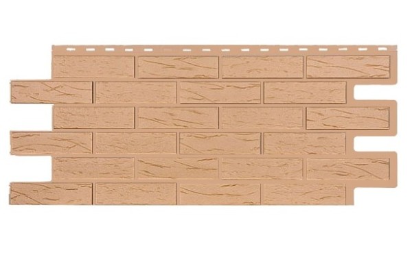 Фасадная панель T-Siding Кирпич Саман Эко Крем купить в Сыктывкаре